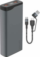 4smarts VoltHub Pro Powerbank 10000mAh 22,5W (3A / 5-12V) - Szürke/Fekete