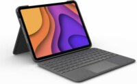 Logitech Slim Folio Apple iPad Air 4 Billentyűzetes tok - Szürke (Német)