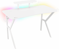 Genesis Holm 320 RGB Gamer asztal - Fehér