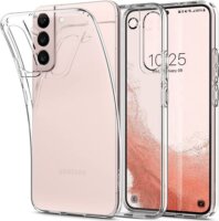 Spigen Liquid Crystal Samsung Galaxy S22 Ütésálló Tok - Átlátszó