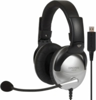 Koss SB45 USB Stereo Headset - Fekete / Ezüst