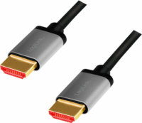 LogiLink HDMI - HDMI v2.1 kábel 1m - Fekete/Szürke