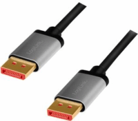 LogiLink DisplayPort - DisplayPort v1.4 kábel 1m - Fekete/Szürke