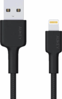 AUKEY CB-AL05 USB-A apa 2.0 - Lightning apa Adat és töltőkábel - Fekete (2m)