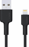 AUKEY CB-AL05 USB-A apa 2.0 - Lightning apa iPhone töltőkábel - Fekete (2m)