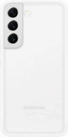 Samsung Galaxy S22 Keretes Tok - Átlátszó/Fehér