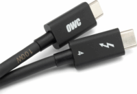 OWC Thunderbolt 4 USB-C apa - USB-C apa 4.0 Adat és töltőkábel - Fekete (0.7m)