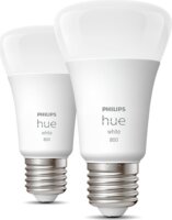 Philips Hue White LED A60 izzó 9W 800lm 2700K E27 - Meleg fehér (2db)