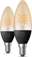 Philips Hue White LED Candle izzó 4,5W 300lm 2100K E14 - Meleg fehér (2db)