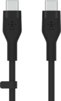 Belkin BoostCharge Flex USB-C apa - USB-C apa 2.0 Adat és töltőkábel - Fekete (3m)