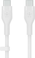 Belkin BoostCharge Flex USB-C apa - USB-C apa 2.0 Adat és töltőkábel - Fehér (2m)