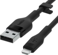 Belkin BoostCharge Flex USB-A apa 2.0 - Lightning apa Adat és töltőkábel - Fekete (3m)