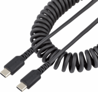 Startech R2CCC-50C-USB-CABLE USB-C apa - USB-C apa 2.0 Adat és töltőkábel - Fekete (0.5m)