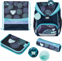 Herlitz UltraLight Plus Flower Owl iskolatáska szett - Mintás