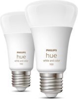 Philips Hue White & Color Ambiance izzó 9W 1100lm 6500K E27 - RGB (2db)