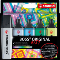 Stabilo Boss Mini Pastellove 2-5mm Szövegkiemelő készlet - Hideg színek (5db / csomag)