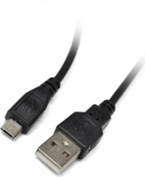 Iris CX-105 USB-A apa - Micro USB-B apa 2.0 Adat és töltőkábel - 2m (Fekete)
