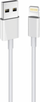 Stansson CA-161 USB-A apa - Lightning apa Adat és töltőkábel - Fehér (2m)