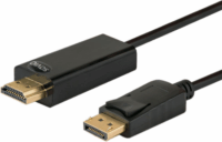 Savio CL-56 Displayport - HDMI kábel 1.5m - Fekete