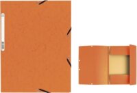 Exacompta A4 karton gumis mappa - Narancssárga