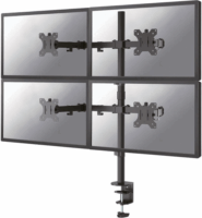 NewStar Neomounts FPMA-D550D4 13"-32" LCD TV/Monitor asztali tartó kar - Fekete (4 kijelző)