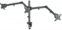 Manhattan 461658 13"-32" LCD TV/Monitor asztali tartó kar - Fekete (2 kijelző)