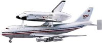 Academy Space Shuttle & NASA repülőgép műanyag modell (1:288)