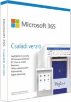 Microsoft Office 365 Családi verzió BOX HUN (6 PC / 1 év)