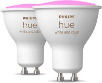 Philips Hue White and Color Ambiance izzó 5W 350lm 6500K GU10 - RGBW (2db)