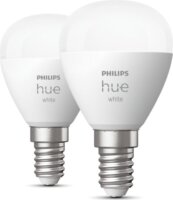 Philips Hue White P45 izzó 5,7W 470lm 2700K E14 - Meleg fehér (2db)
