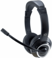 Conceptronic POLONA02B Headset - Fekete