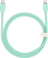 Baseus Jelly Cable USB-C apa 2.0 - Lightning apa Adat és töltőkábel - Zöld (2m)