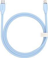 Baseus Jelly Cable USB-C apa 2.0 - Lightning apa Adat és töltőkábel - Kék (2m)