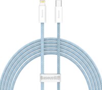 Baseus Dynamic Series USB-C apa 2.0 - Lightning apa Adat és töltőkábel - Kék (2m)