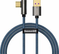 Baseus Legend Series USB-A apa - USB-C apa 2.0 Adat és töltőkábel - Kék/Fekete (1m)