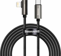 Baseus Legend Series USB-C apa 2.0 - Lightning apa Adat és töltőkábel - Fekete (2m)