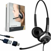 Gequdio WA9027 Stereo Headset - Fekete