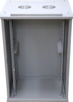 Extralink 19" Fali rack szekrény 15U 600x600mm - Szürke