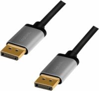 LogiLink CDA0101 DisplayPort - DisplayPort kábel 2m - Fekete/Szürke