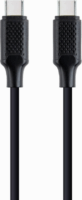 Cablexpert CC-USB2-CMCM60-1.5M USB-C apa - USB-C apa 2.0 Adat és töltőkábel - Fekete (1.5m)