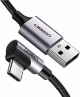 Ugreen US284 USB-A apa - USB-C apa 2.0 Adat és töltőkábel - Fekete/Szürke (3m)