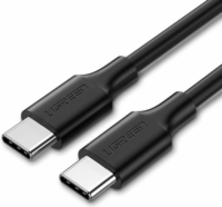 Ugreen US286 USB-C apa - USB-C apa 2.0 Adat és töltőkábel - Fekete (2m)
