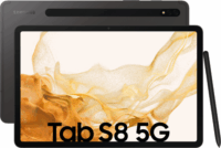 Samsung 11" Galaxy Tab S8 128GB 5G WiFi Tablet - Grafitszürke