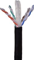 A-LANtec UTP CAT6 Installációs kábel 305m - Fekete