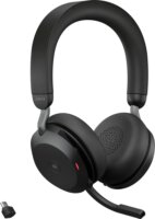 Jabra Evolve2 75 MS Wireless Headset + Link380c dongle - Fekete