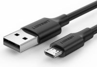 Ugreen 60137 USB-A apa - Micro USB-B apa 2.0 Adat és töltőkábel - Fekete (1.5m)
