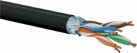 A-LANtec FTP CAT5e Installációs kábel 305m - Fekete