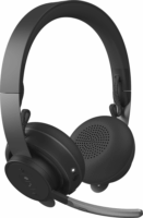 Logitech Teams Zone Wireless Plus Headset - Fekete