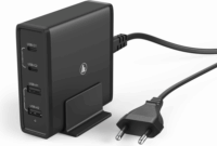 Hama Prime Line Hálózati USB-C / USB-A töltő - Fekete (65W)