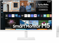Samsung 27" M5 Smart Monitor TV - Fehér